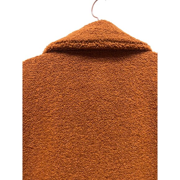 Daily Ritual Brown Oversized Winter Teddy Coat - Picture 12 of 12